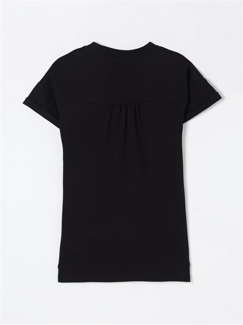 Abito a t-shirt in cotone con stampa Teddy Bear MOSCHINO KIDS | HDV0G9LAA40//60100
